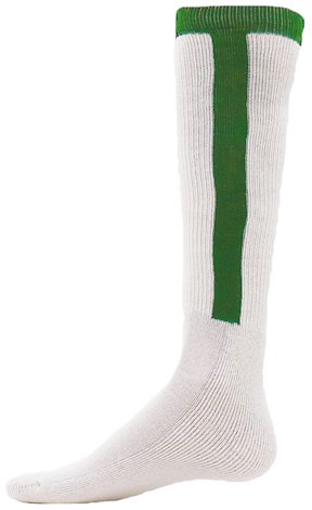 Knit-In Stirrup Cotton Baseball/Softball Tube Socks