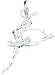 Sterling Silver Ballerina Charm