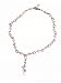 Anklet - A55 - Sized to Fit - Swarovski (tm) Crystal Beads ~ Lt. Rose (Lt. Pink) with Hi-Heel Mule Shoe Charm