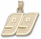 Carl Edwards Large Driver Number 99 5/8 Pendant - 14KT Gold Jewelry