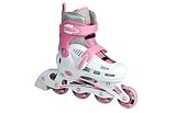 SFR Cyclone Adjustable Inline Skates White/Pink Size 12-2