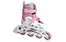 SFR Cyclone Adjustable Inline Skates White/Pink Size 12-2