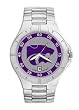Kansas State Wildcats Mens Pro Ii Sterling Silver Bracelet Watch