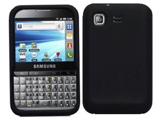 Accessory Master- Noir Housse étui en silicone pour Samsung Galaxy galaxy pro B7510