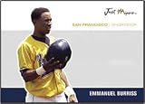 2007 Just Minors Just Autographs JA-05 Emmanuel Burriss (Baseball Cards) SF SS (Base Set Card - NOT Autographed)