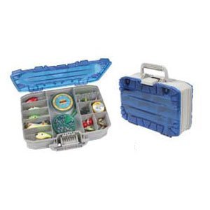 Flambeau Tackle Double Satchel Tackle Box (Blue - 13- Inch)