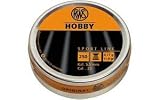 RWS Hobby .22 Cal, 11.9 Grains, Wadcutter, 250ct