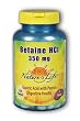 Betaine HCL 350mg - 250 - Tablet Betaine HCL 350mg - 250 - Tablet