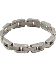 Titanium Link Bracelet 08.50 Inch Satin Tb400