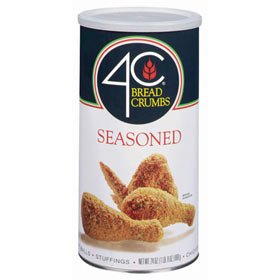4C 4CW-41387412243 4C Seasoned Bread Crumbs 24 oz Case of 12 by 4C