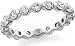 Single Prong Diamond Anniversary Eternity Wedding Ring, 1.00 ctw.