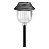 Malibu 6-Pack Solar Metal Walk Light with White LED, Black LZ422W6