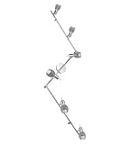 EGLO 89592A 6 Light Spico Track Lighting Kit, Chrome