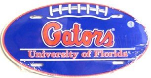 (6x12) Florida Gators Oval NCAA Tin License Plate