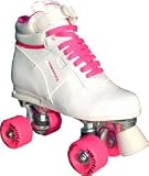Odyssey White/Pink Quad Roller Skates Jnr13