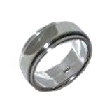 Gents Silver Spinner Ring