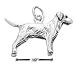 Sterling Silver 3D Labrador Retriever Dog Charm