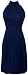 Pleated Tie Neck Sleeveless Holiday Party Cocktail Dress