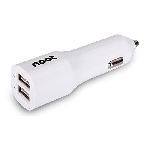 Car charger, noot products® 3.1a / 15w 2-port rapid us…