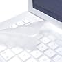 BPC Brand Keyboard Skin Cover for Apple Macbook Pro 15- And 17-inch Apple Macbook 15" Macbook 17" MacBook Air Mac Air MacAir (Many Color Available). (13.3", Clear)