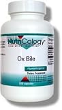 Ox Bile ( 100 Caps 500 mg ) Nutricology