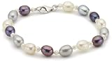 Nova Pearls Copenhagen Pulsera de Perla De Agua Dulce 3 - 3,5 / 6 - 6,5 mm