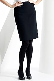Panelled Knee Length Pencil Skirt