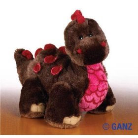 Webkinz Ganz Large Cocoa Dinosaur August 2008 Brand New Release Hm-338