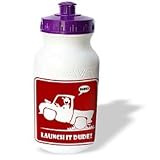 Mark Grace SCREAMNJIMMY Racing - LAUNCH IT DUDE truck red sign 1 - Water Bottles