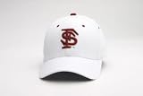 Florida State Seminoles FS White ZH Flex Fit Hat - Medium/Large