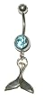 Whale's Tail Belly Button Ring with High Quality Materials