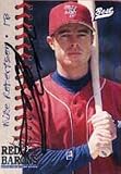 Mike Robertson, Scranton WB Red Barons - Phillies Affiliate Autographed Card