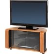 Off-The-Wall 'Profile' Oak Veneer Corner TV Cabinet