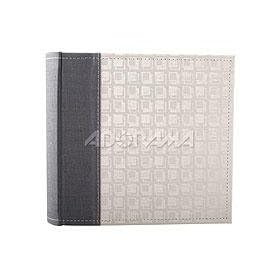 MBI Uptown Tabletop Photo Album, Tone on Tone Fabric, 200 4x6 Pockets