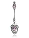Athena Jewelry Sterling Silver 14k Gold African Amethyst and White Topaz Greek Inspired Mystic Brooch Athena Jewelry Sterling Silver 14k Gold African Amethyst and White Topaz Greek Inspired Mystic Brooch