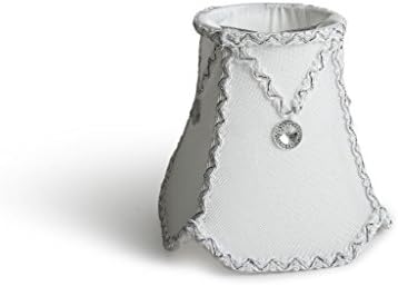LightingCraft Clip-On Fabric Lamp Shades, Set of 2, 3.15*4.72*4.33 inch