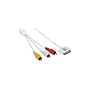 Cables To Go 4 Foot Ipod RCA Audio and Video to Dock Connector Cable (35509)
