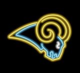 Saint Louis Rams Neon Sign - NFL