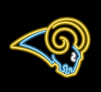 Saint Louis Rams Neon Sign