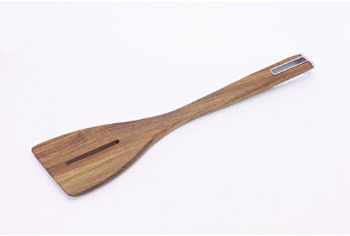 Acacia Wooden Slotted Spatula-2Pack