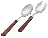 IMAGE OF Rosanna Bordeaux Napoleon 2-Piece Salad Tong Set