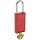 Master Lock 411 Series Zenex Lockout/Tagout Padlock, Keyed Different, 3" Body Length, 1-1/2" Shackle Clearance
