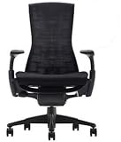 Embody Chair by Herman Miller - Home Office Desk Task Chair with Adjustable Arms - Graphite Frame with Upgraded Balance Black Fabric
