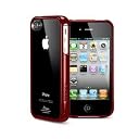 [iPhone 4S 対応]SGP アイフォン 4 / 4S ケース Linear クリスタル シリーズ 【ダンテ・レッド 】液晶保護シートセット for Apple iPhone 4 / 4S