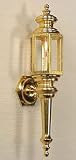 Miniature Clare-Bell Brass Works Pair of Coach Lamps