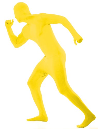 Yellow Skin Suit Adult Costume (Yellow) Size One-Size  
