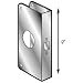 MAG #2002-SV Satin Stainless Steel Door Reinforcer 9 in. Install a Lock