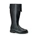 Mens Black Costume Wide Calf Pirate Boot