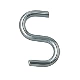 Crown Bolt 62529 1-1/2-Inch Zinc Plated S-Hook, Silver, 4-Pack