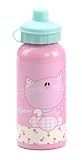 Patchwork kitten aluminium bottle